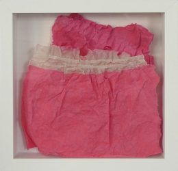 red clouds | serie 01-06 | material flax 25 x 25 cm