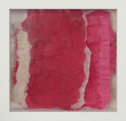 red clouds | serie 01-06 | material flax 25 x 25 cm