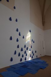 Sea of Tears installation in church Cevennes