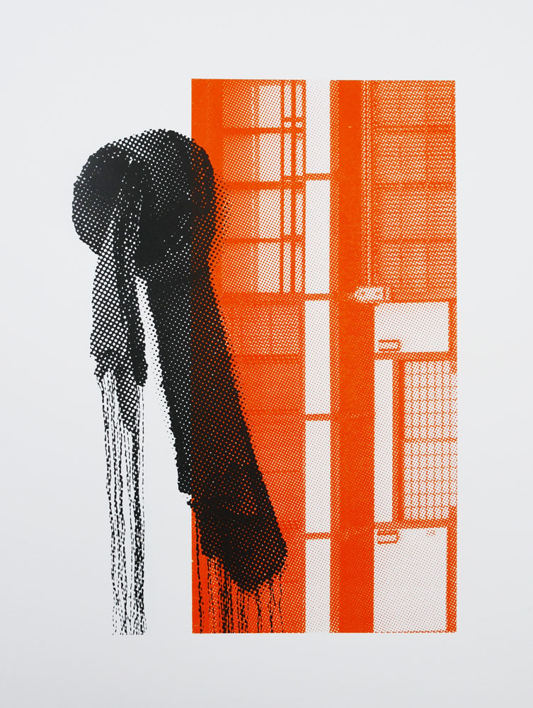 2016 Knot with japanese windows |  Silkscreen two colours  100 x 27 x 23 cm |  Edition 4